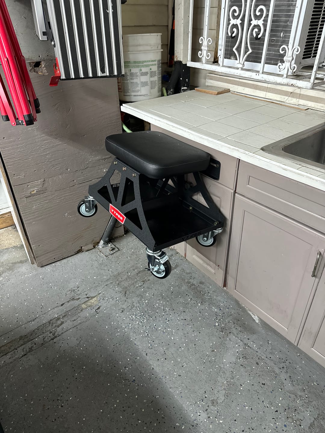 Customer photo review of WALL/CART MOUNT: LOW-PRO