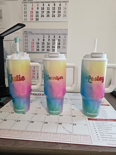 Customer photo review of Custom UV 3D DTF Transfers By Size