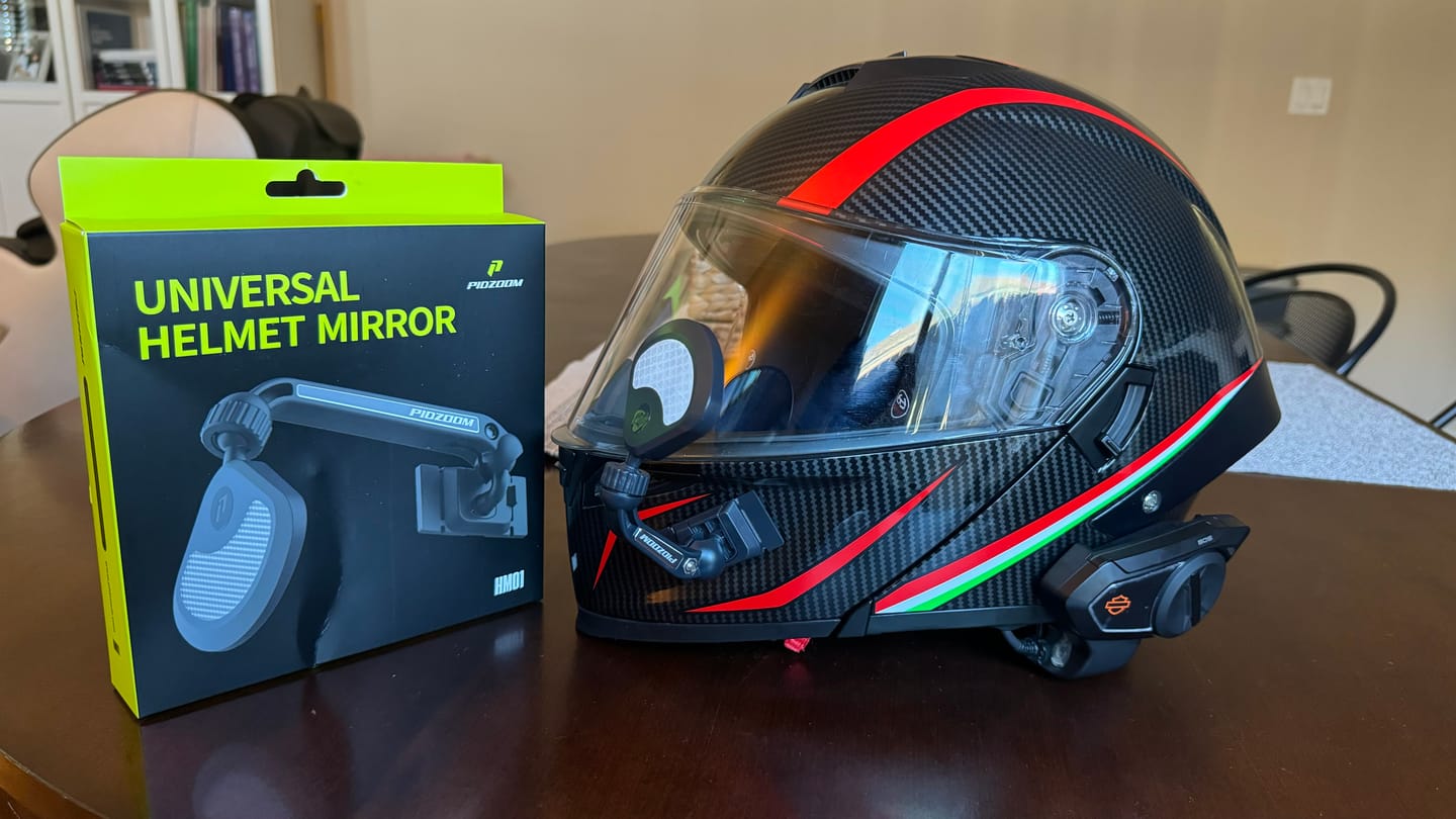 Customer photo review of Helmet Mirror(Pre-order)