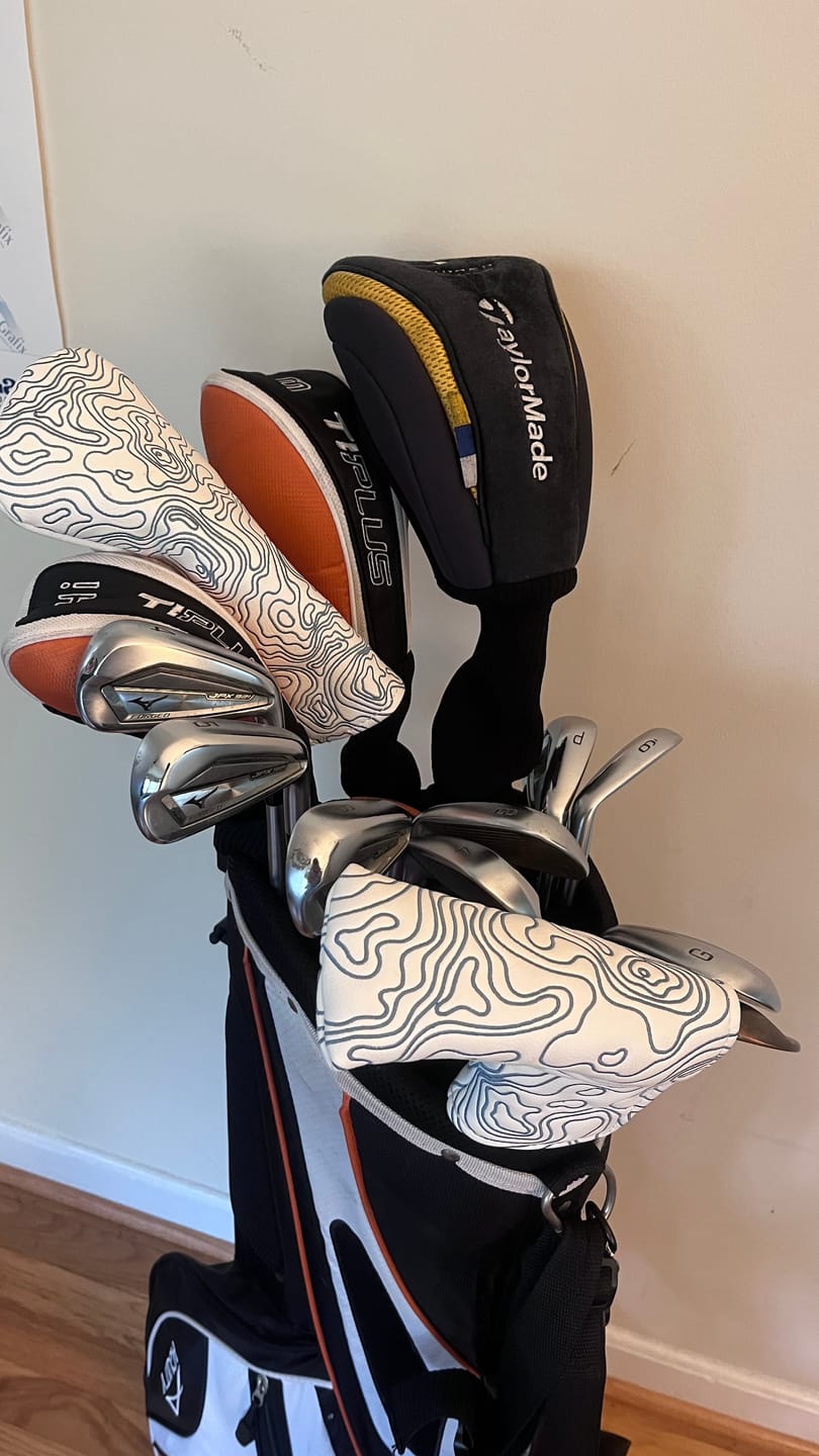 Customer photo review of Topographic Edition - Pure White / Embroidered Carolina Blue