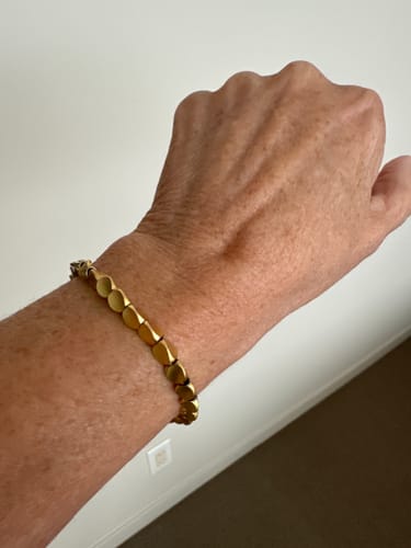 Customer photo review of Tibetan Bracelet of Fortune