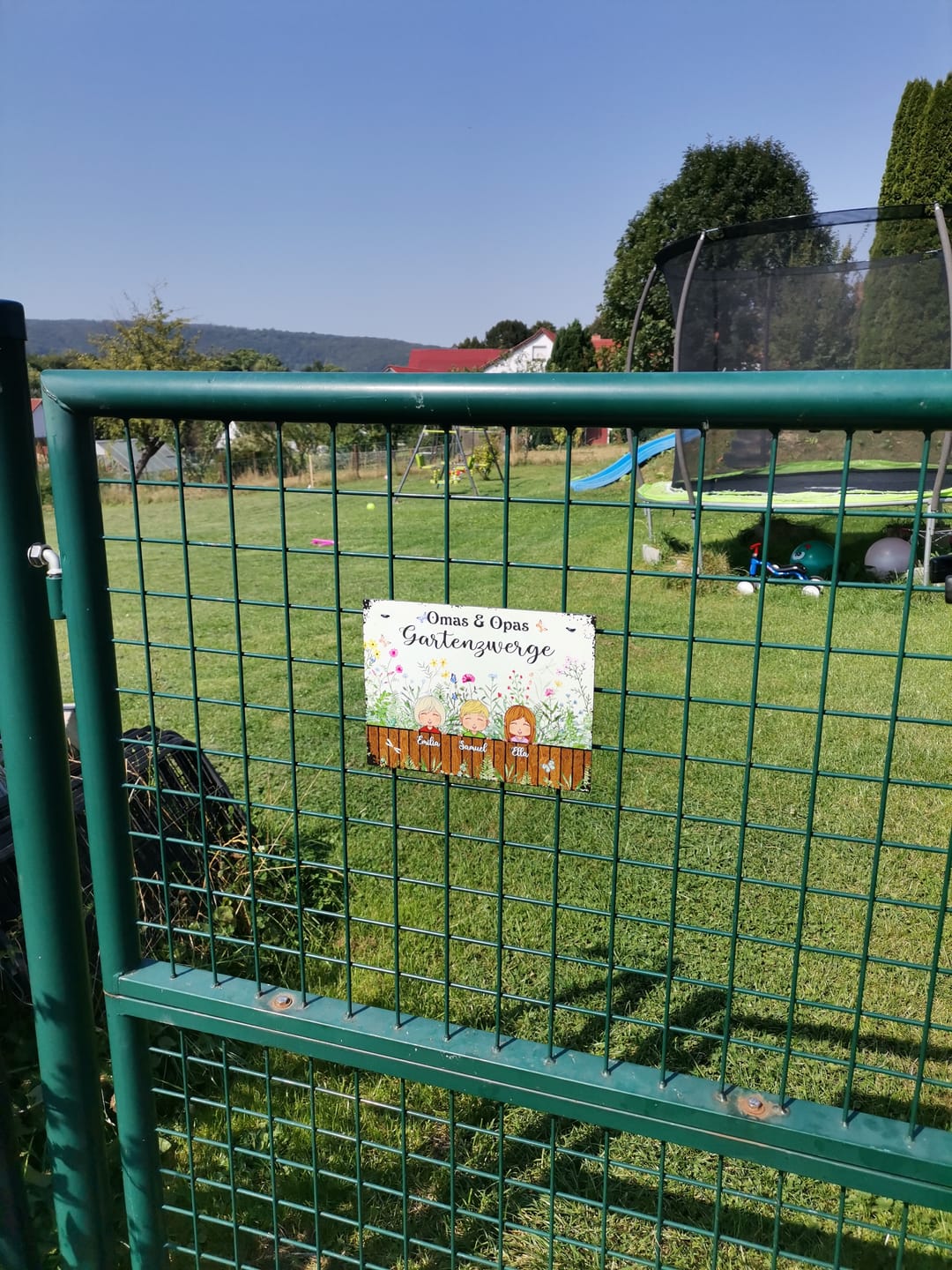 Customer photo review of Omas & Opas Garten - Großeltern-Türschild