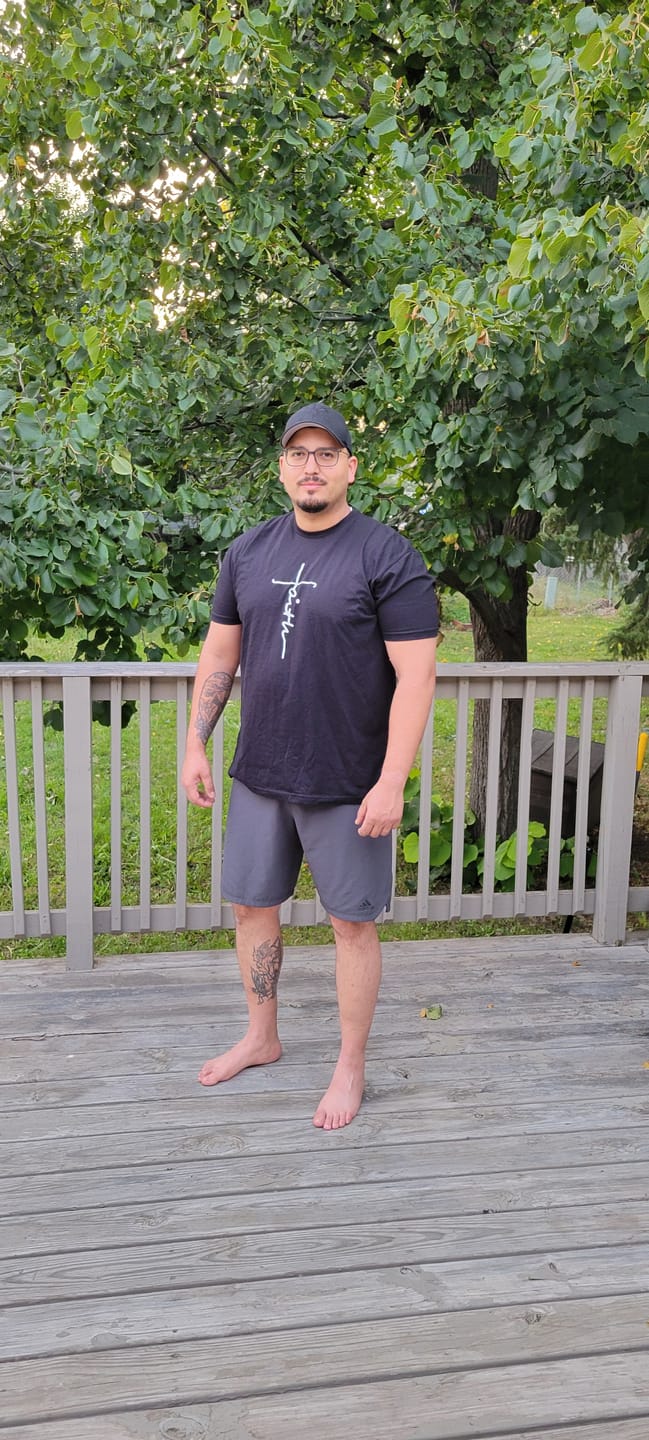 Customer photo review of Faith Cross Tee