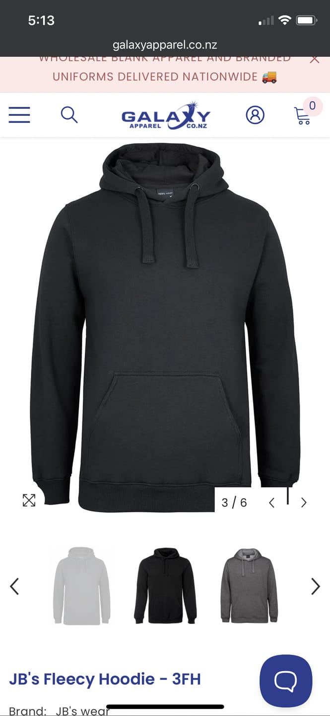 Customer photo review of JB's  P/C POP OVER HOODIE -  3POH