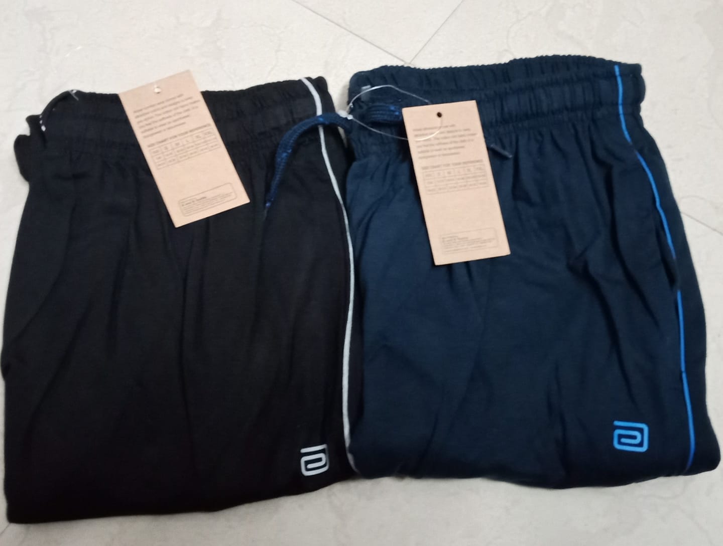 Customer photo review of Shorts - Blue Knitted Shorts For Mens | Ariser
