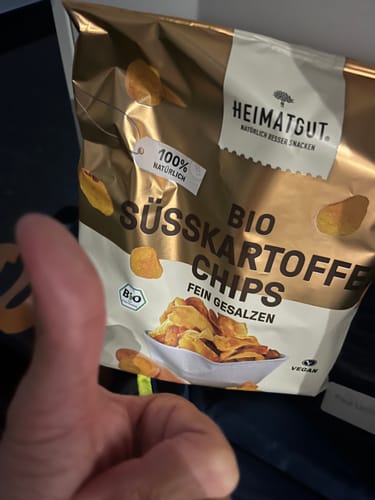 Customer photo review of Bio Süßkartoffel Chips