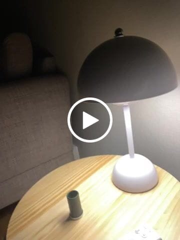 Customer video review of Bordslampa - Svamplampa Flowerbud - Batteridriven 5000 mAH