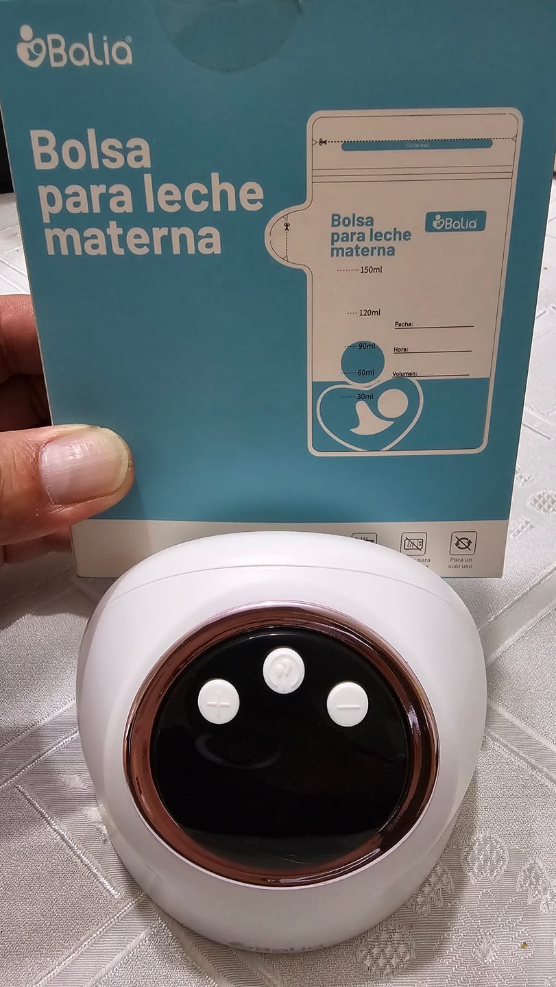 Customer photo review of Bolsa para leche materna 25un