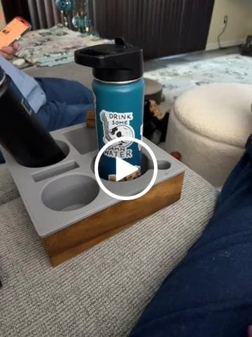 Customer video review of "Drink some damn water" skull sticker