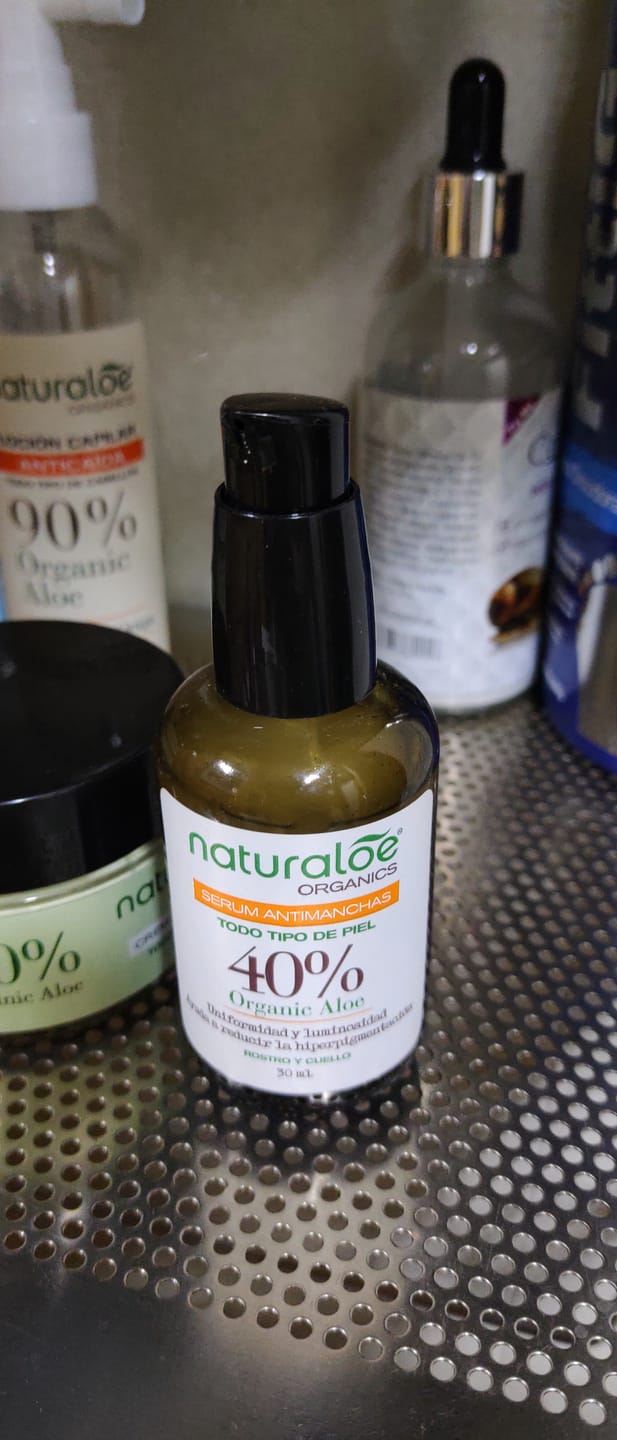 Customer photo review of ¡Nuevo! Serum Antimanchas 30ml