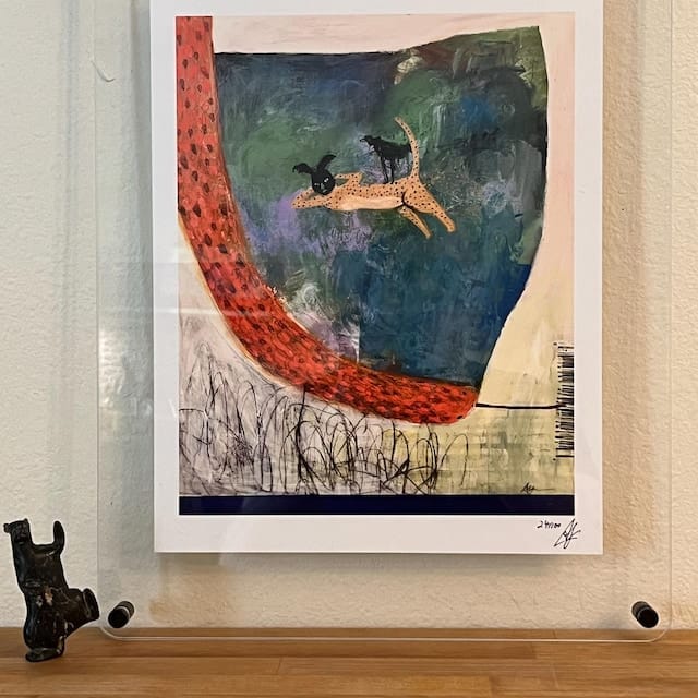 Customer photo review of Floating Acrylic Frame for Pictures