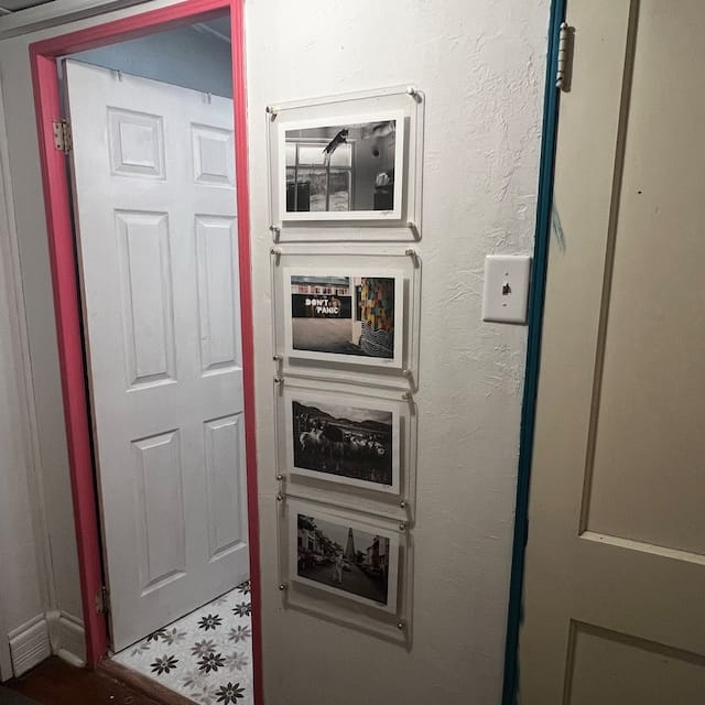 Customer photo review of Floating Acrylic Frame for Pictures