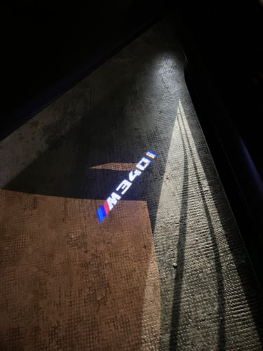 Customer photo review of BMW G SERIES DOOR LIGHTS