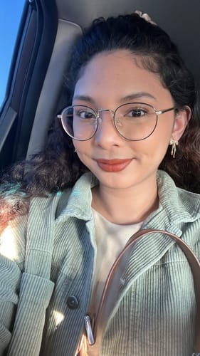 Customer photo review of Anna Clip On Earrings in Gold