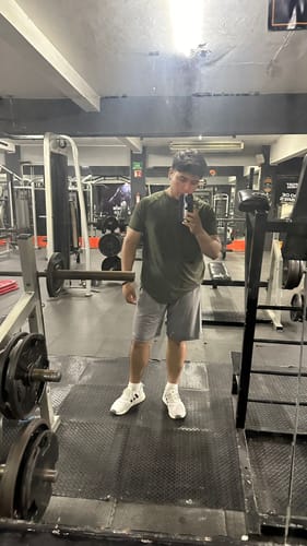 Customer photo review of Training Sport Tee - Navy Blue