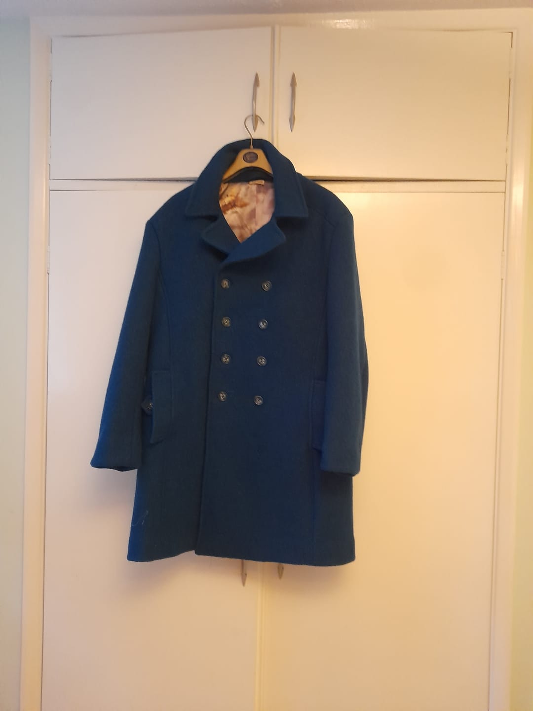 Customer photo review of Plain 100% Boiled Wool Fabric