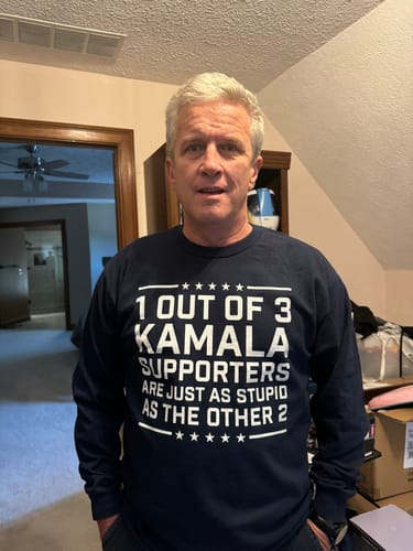 Customer photo review of 1 Out Of 3 Kamala Supporters Are Just As Stupid As The Other 2