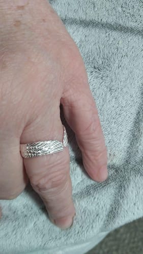Customer photo review of Guardian Angel Ring