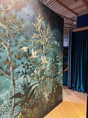 Customer photo review of Midnight Canopy Blue Hybrid Wallpaper Mural (Arboretum Collection)