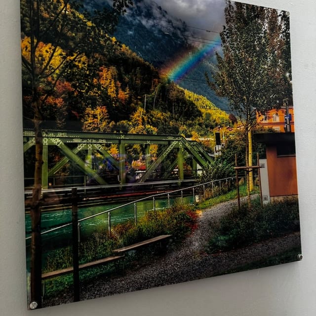Customer photo review of Acrylic Photo Print for Wall