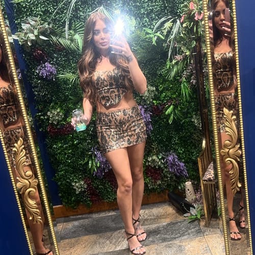 Customer photo review of TYLA Lepoard Print Two Piece  (Next day delivery available )