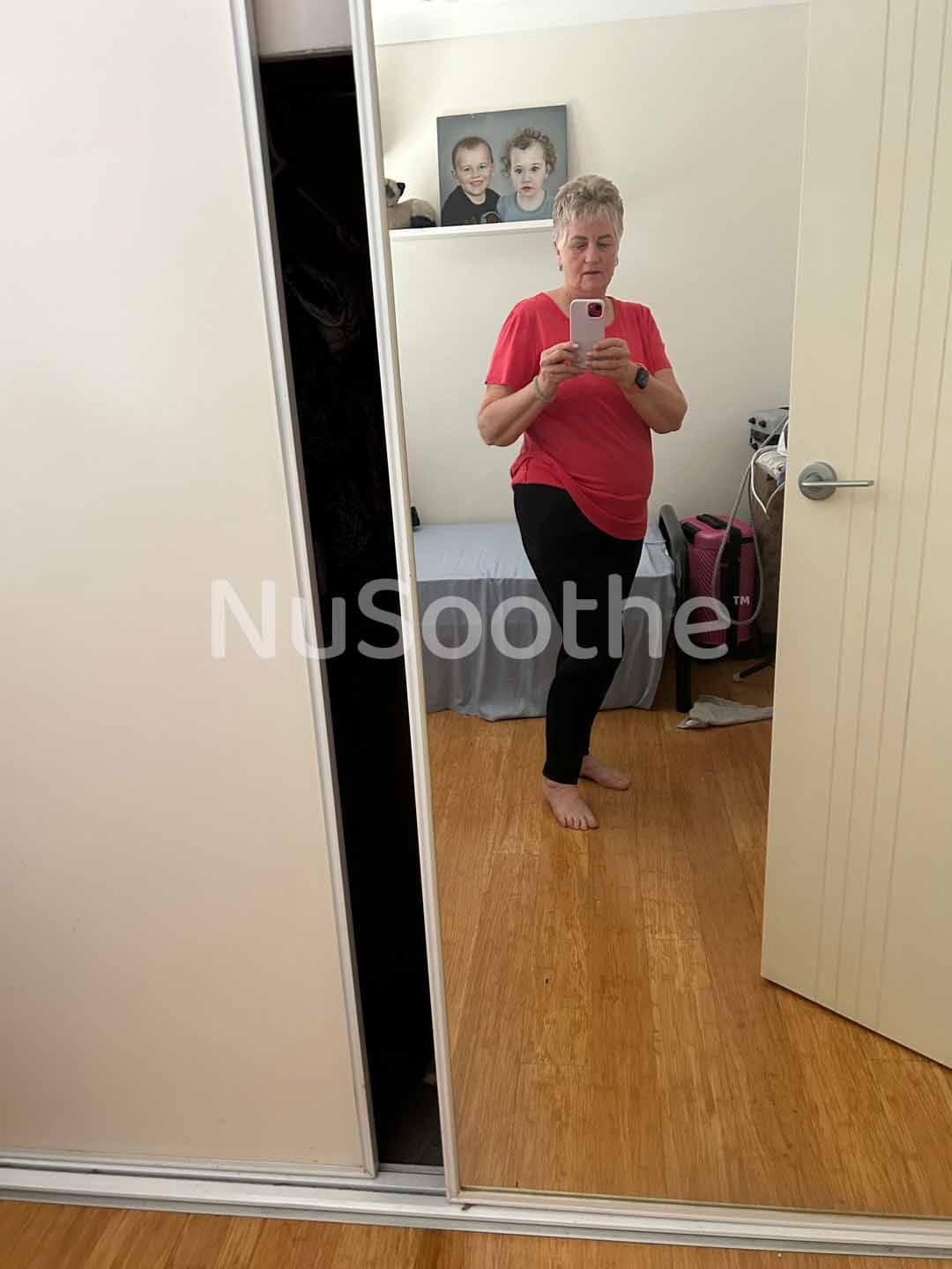 Customer photo review of NuSoothe™ High Waisted All-Day Compression Tights