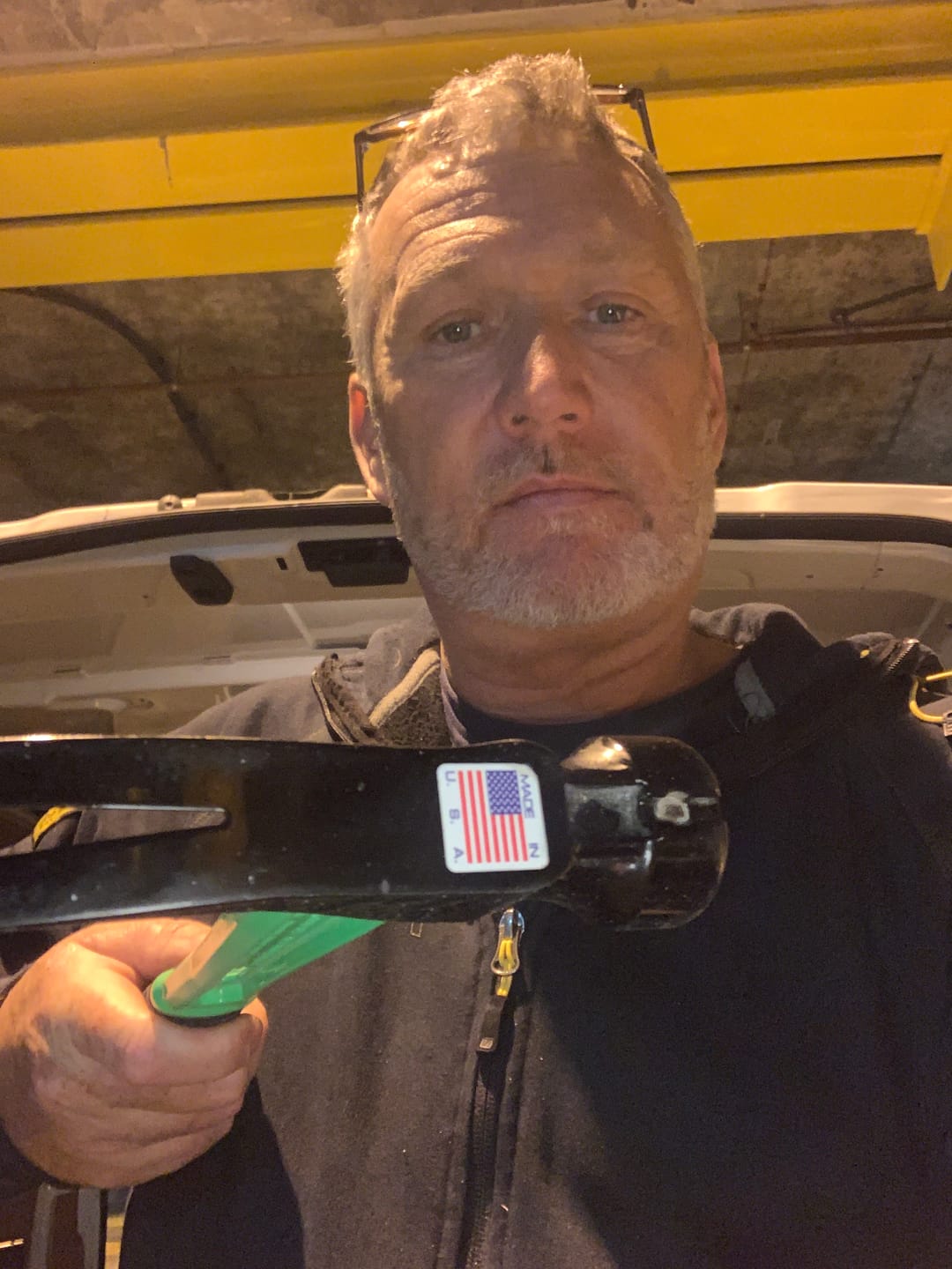 Customer photo review of Martinez Tools | Black Overlay Hammer Grip