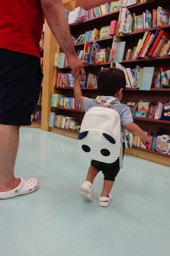 Customer photo review of Boopsie The Panda Toddler Backpack