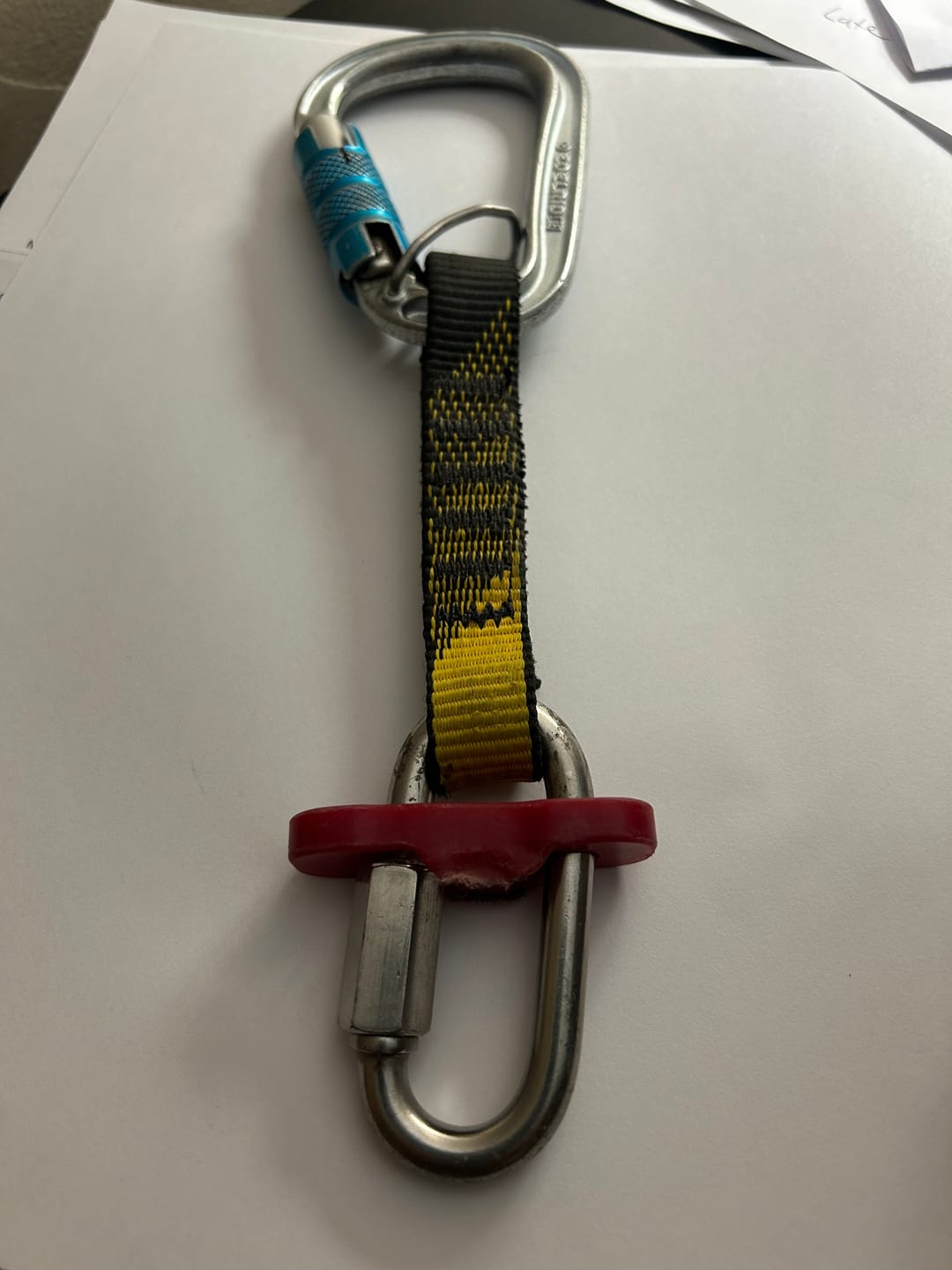 Customer photo review of Quicklink "Slide-Cinch" - Lead Rope Solo Anchor Tensioner