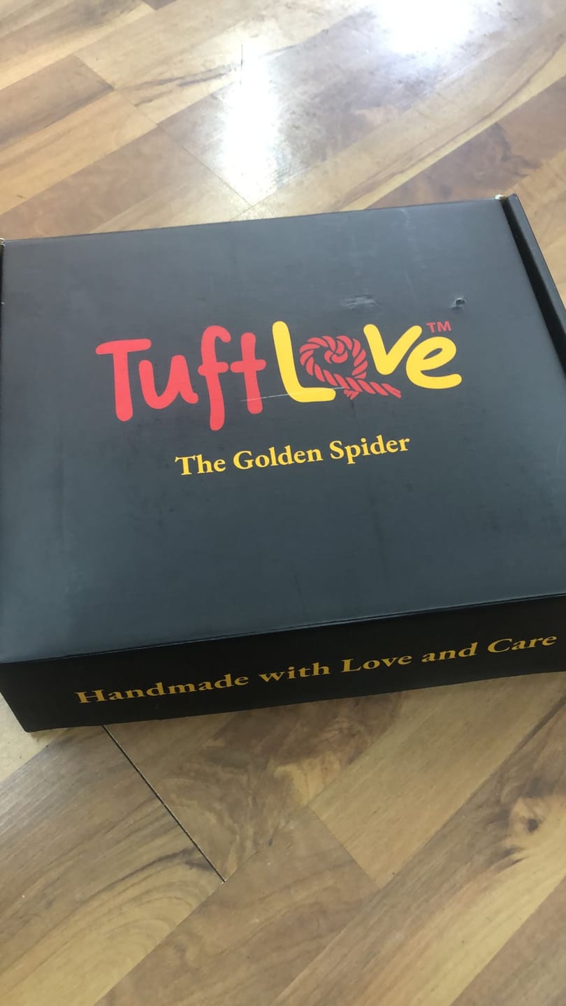 Customer photo review of The Spider — Cut & Loop Pile Tufting Machine