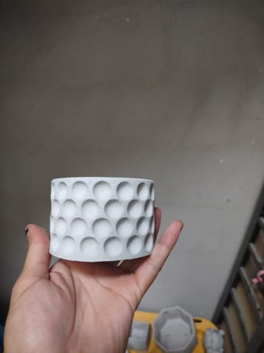 Customer photo review of Molde de Silicón para Tarro Almacenamiento con Cuencos