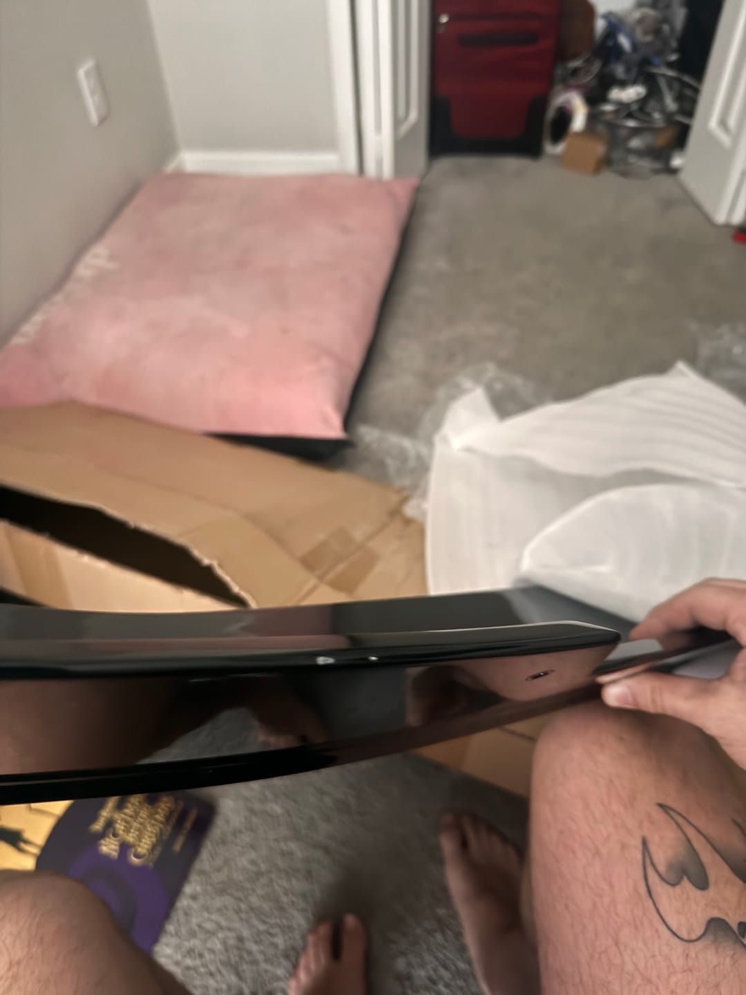 Customer photo review of 6th Gen Camaro Track Package Rear Trunk Spoiler Wing