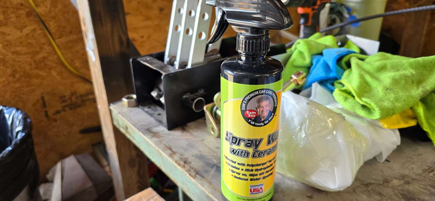 Customer photo review of Sam's Spray Wax Kit w/ Microfiber Towel