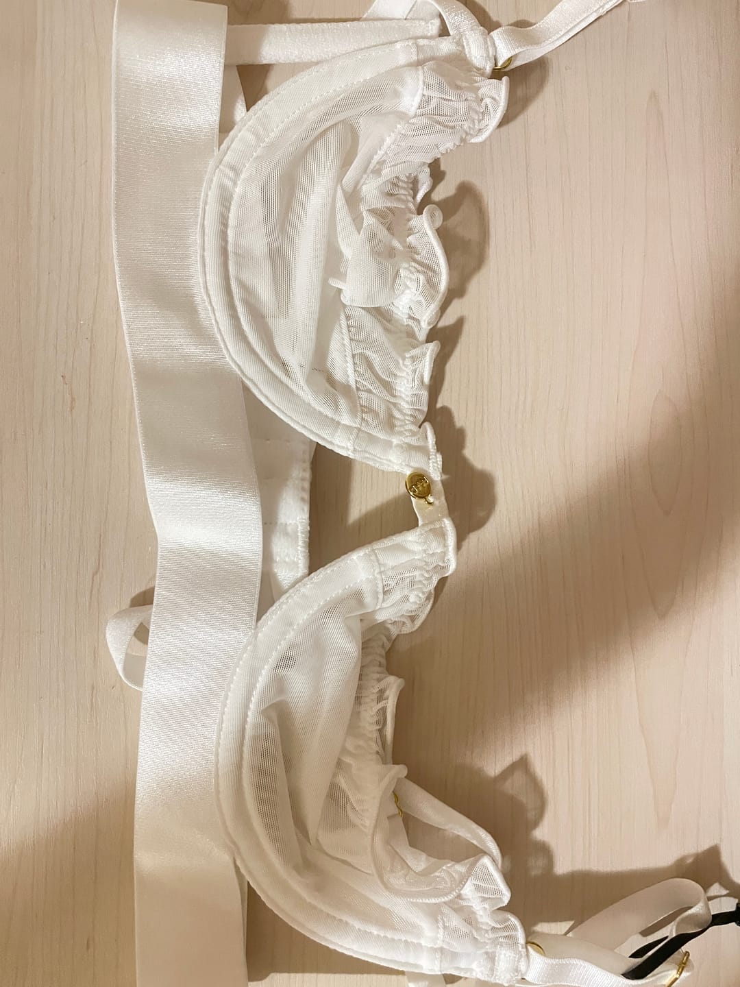 Customer photo review of Bella Bra White