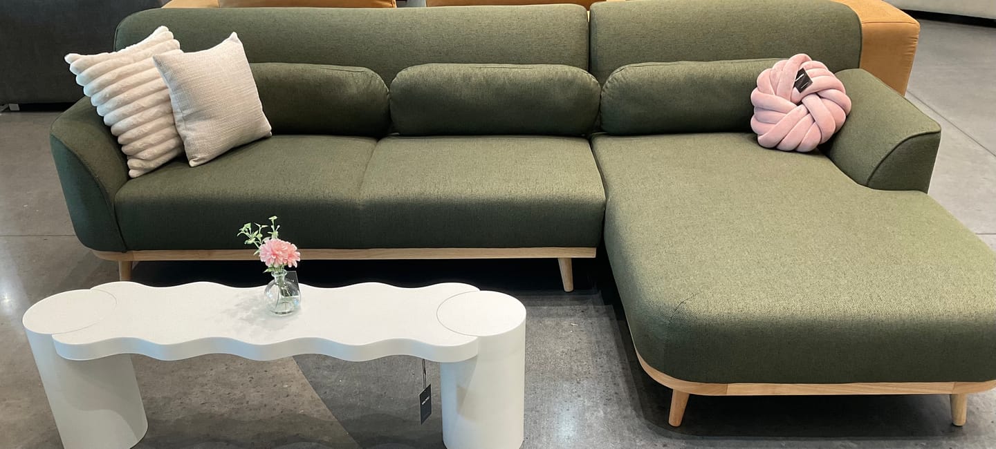 Customer photo review of Solid Wood Sectional