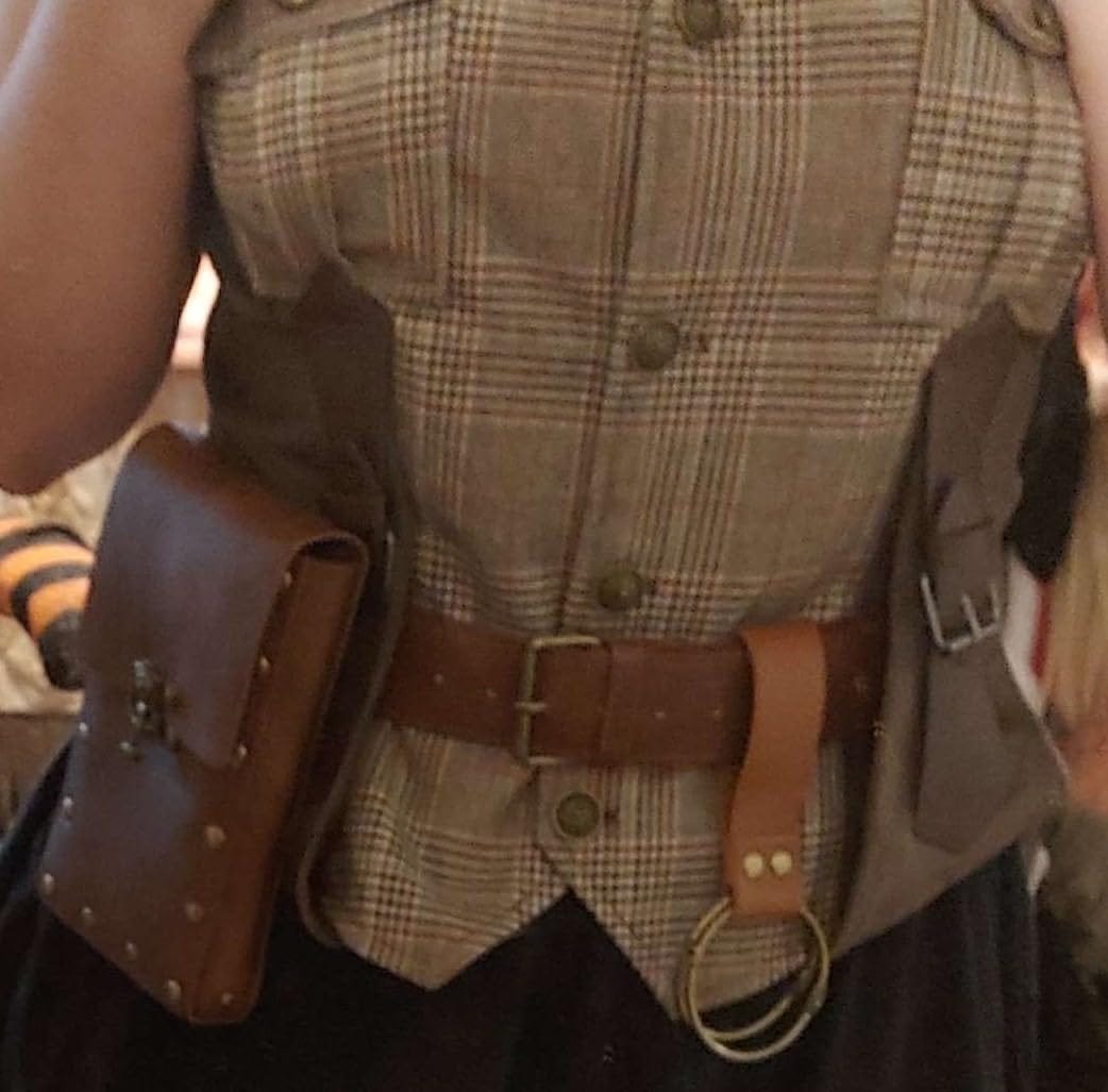 Customer photo review of Mini steampunk bag