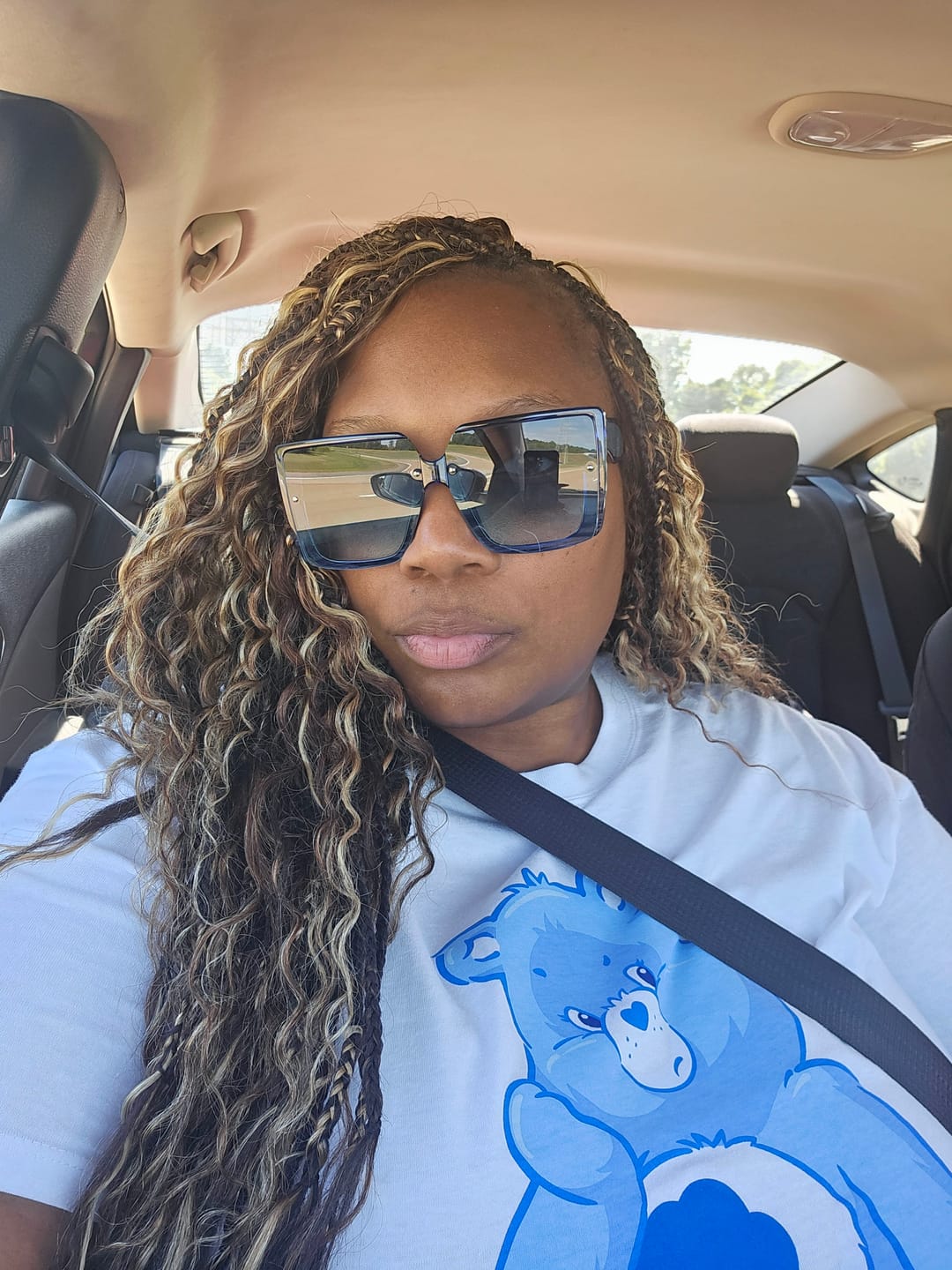 Customer photo review of #4/#27 Piano Color Deep Wave Bulk Hair Extensions for Braiding
