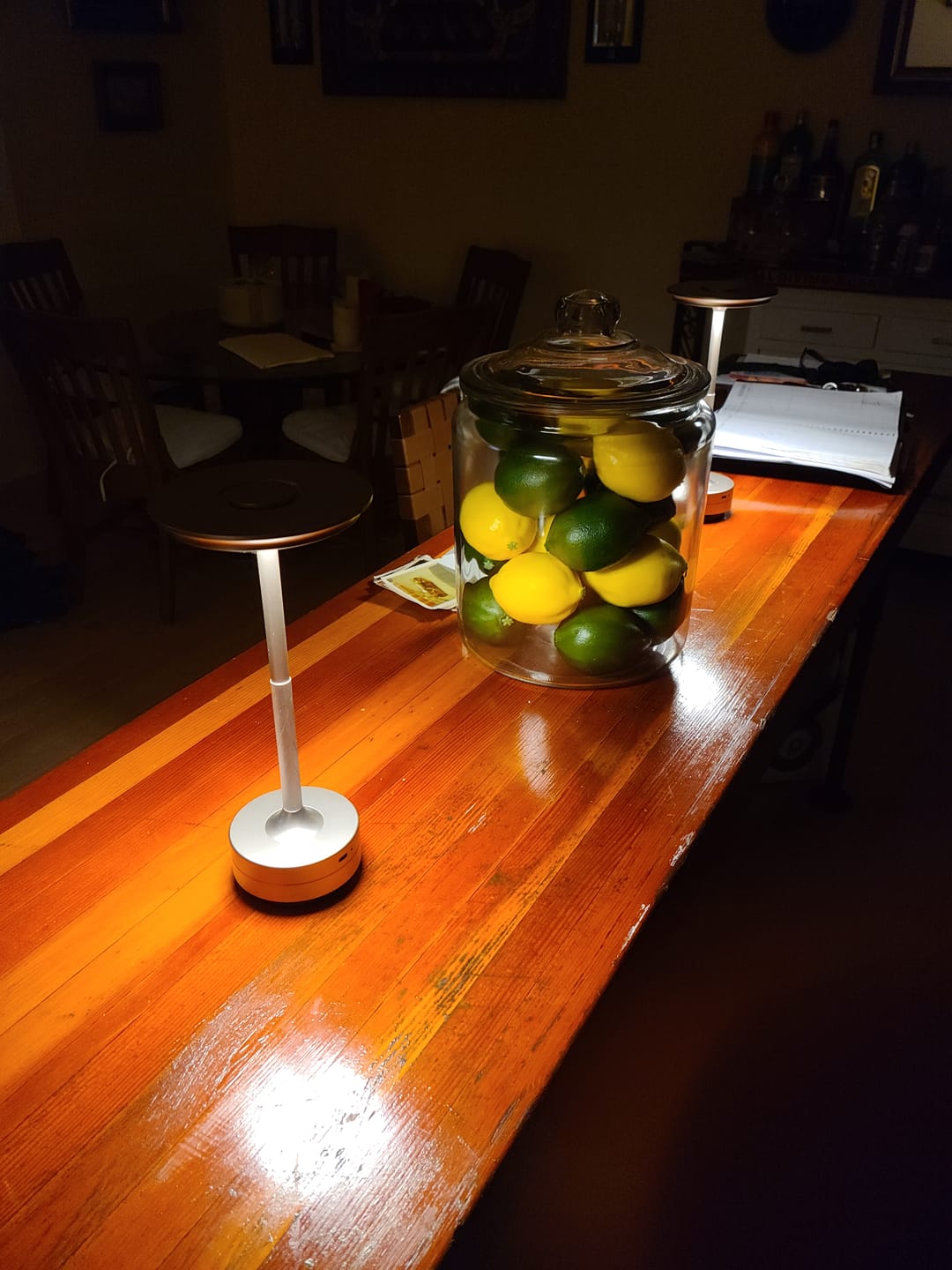 Customer photo review of Ambient™ Metallic Cordless Table Lamp