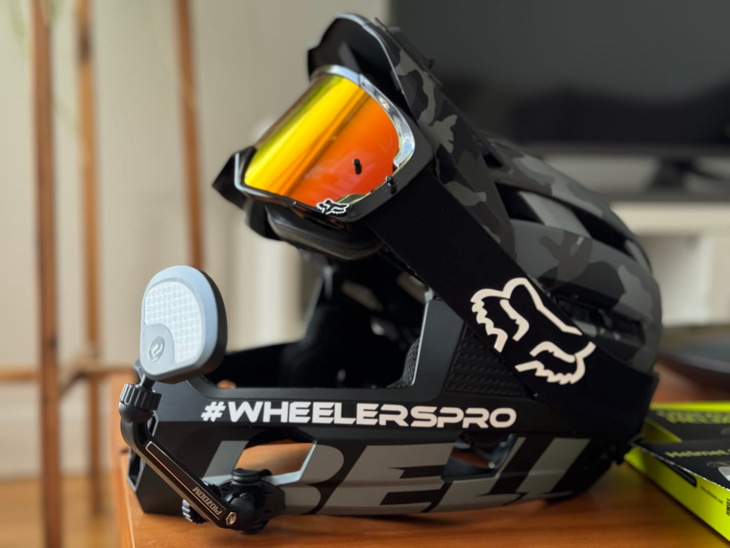 Customer photo review of Helmet Mirror