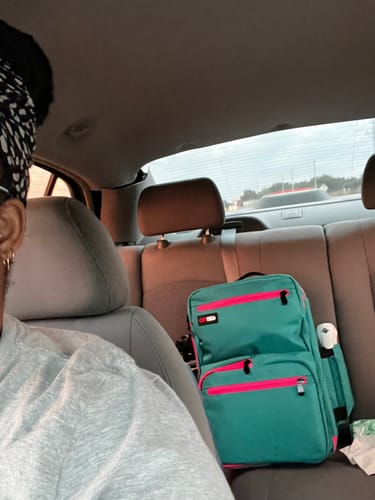 Customer photo review of Mid Size Backpack