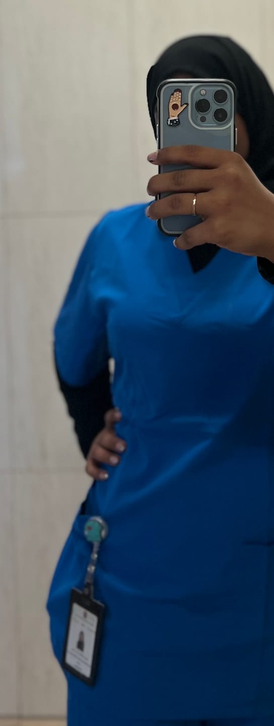 Customer photo review of Adar Pro Unisex Scrub Set - CU-P9010
