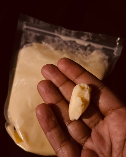 Customer photo review of Premium + Authentic Raw Shea Butter