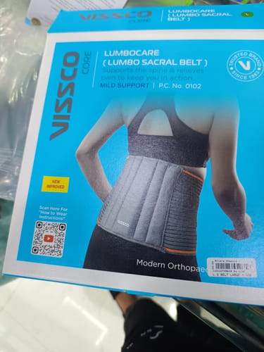 Customer photo review of Lumbocare (Lumbo Sacral Belt) | Provides Support to the Lower Back | Pain solution for Back and Abdomen (Grey)