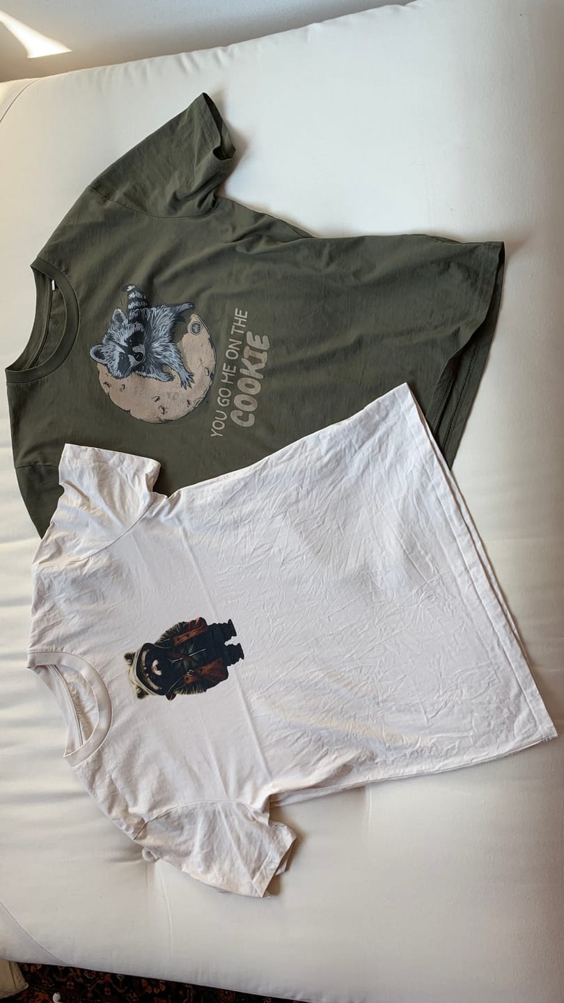 Customer photo review of Willi Waschbär - Bio Herren Shirt