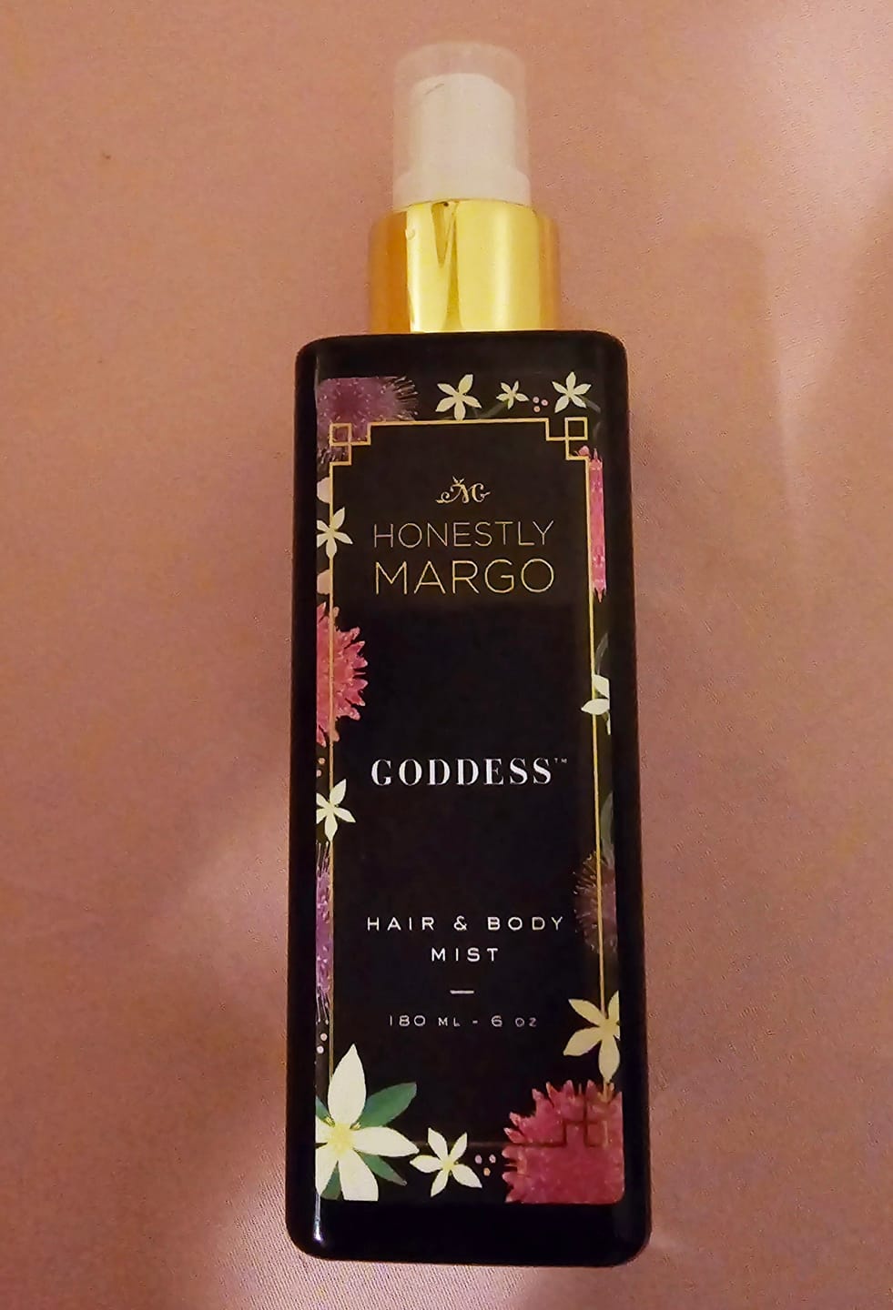 Customer photo review of Goddess Hair & Body Mist