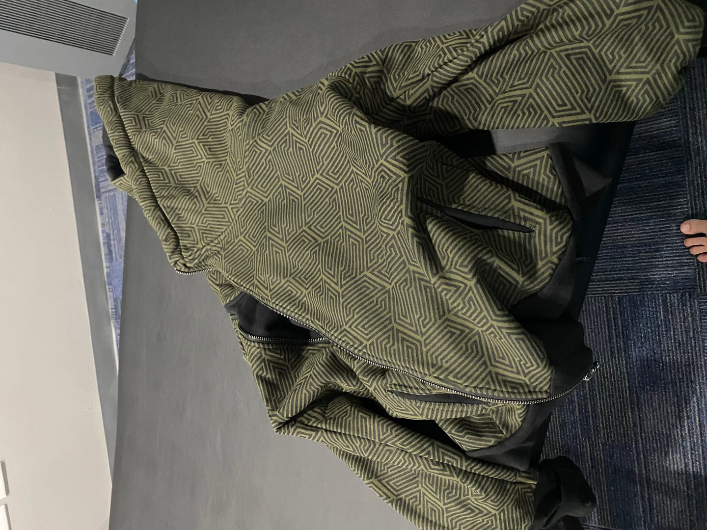 Customer photo review of TRANSFORMATION Hoodie - [Green Hypnotik]