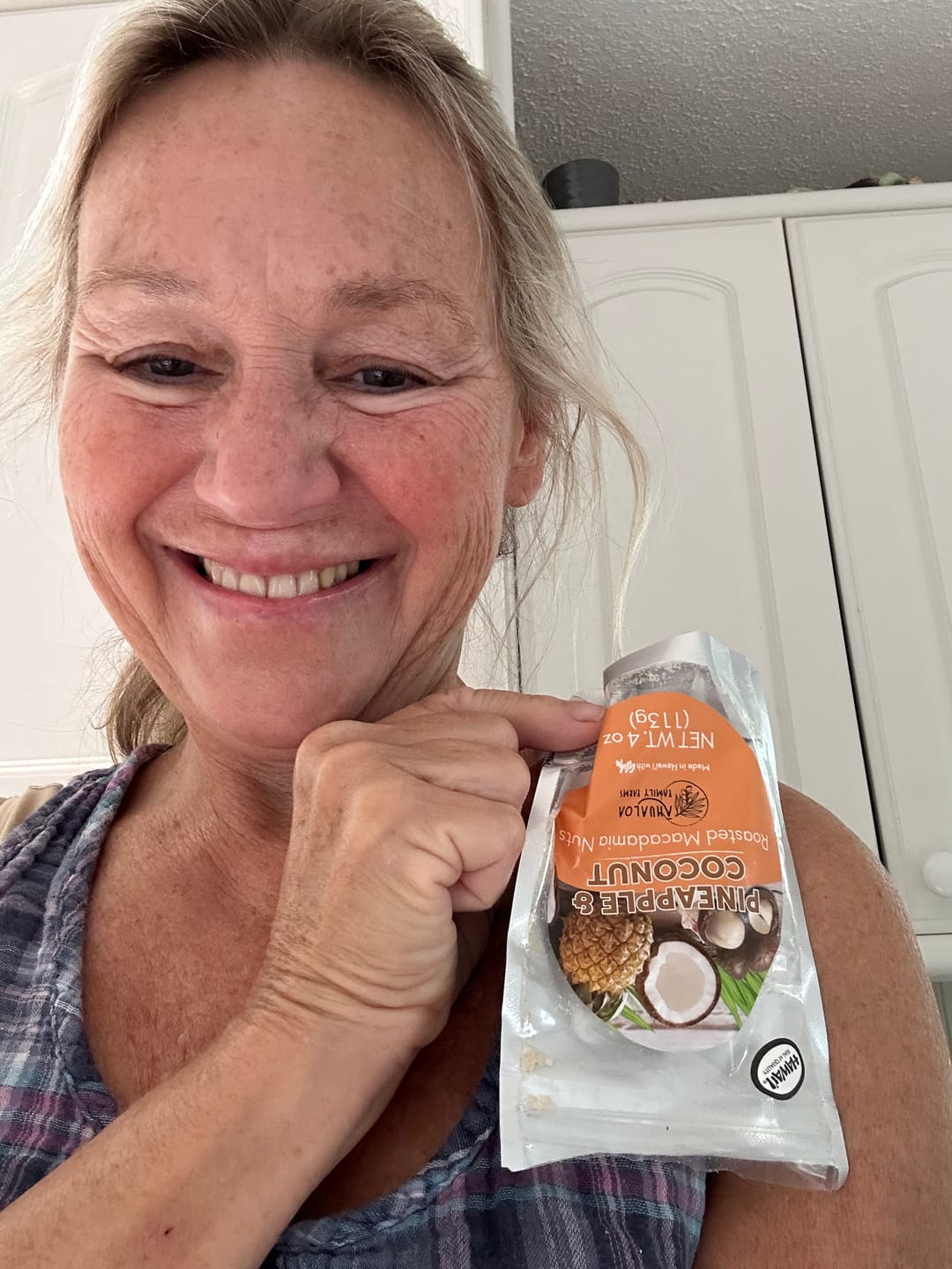 Customer photo review of Pineapple & Coconut Macadamia Nuts