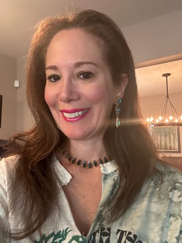 Customer photo review of Diara Earrings