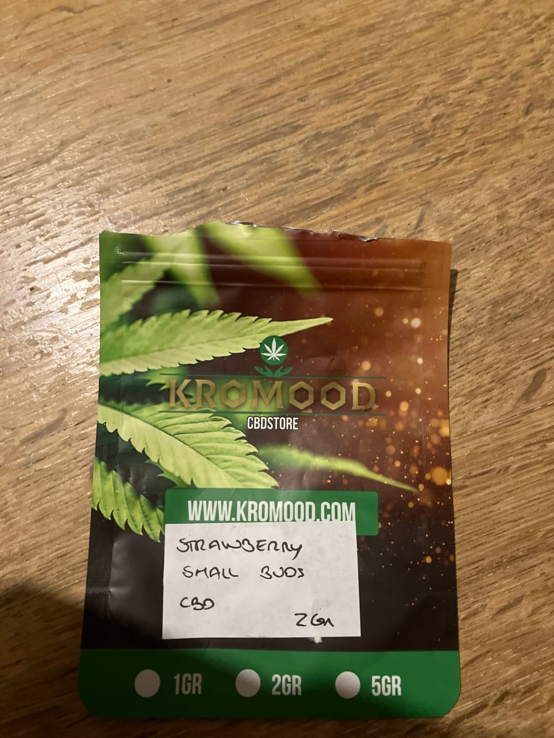 Customer photo review of Fleur de CBD - Strawberry Small Buds