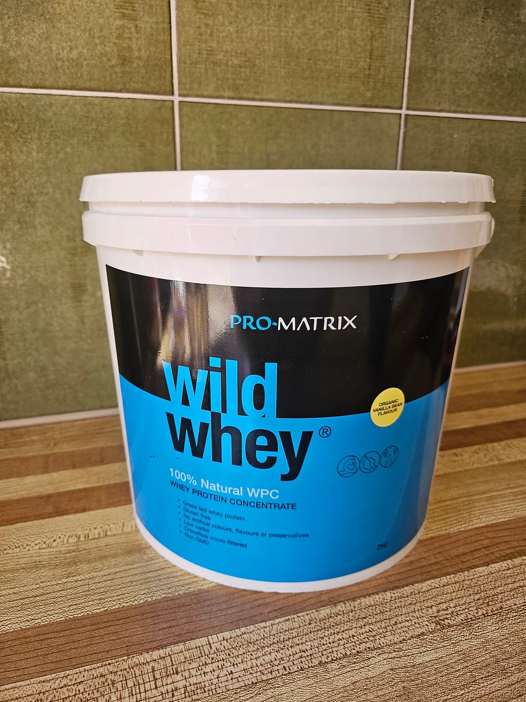 Customer photo review of 2kg VANILLA, Isolate WILD WHEY